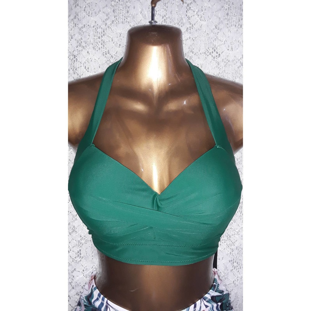 NWT Tempt Me Sz M Tropical Bikini, Retro Style Swimsuit - Picture 6 of 9